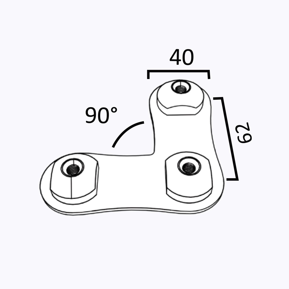 Xpowall+ 1x1 Inside L Connector
