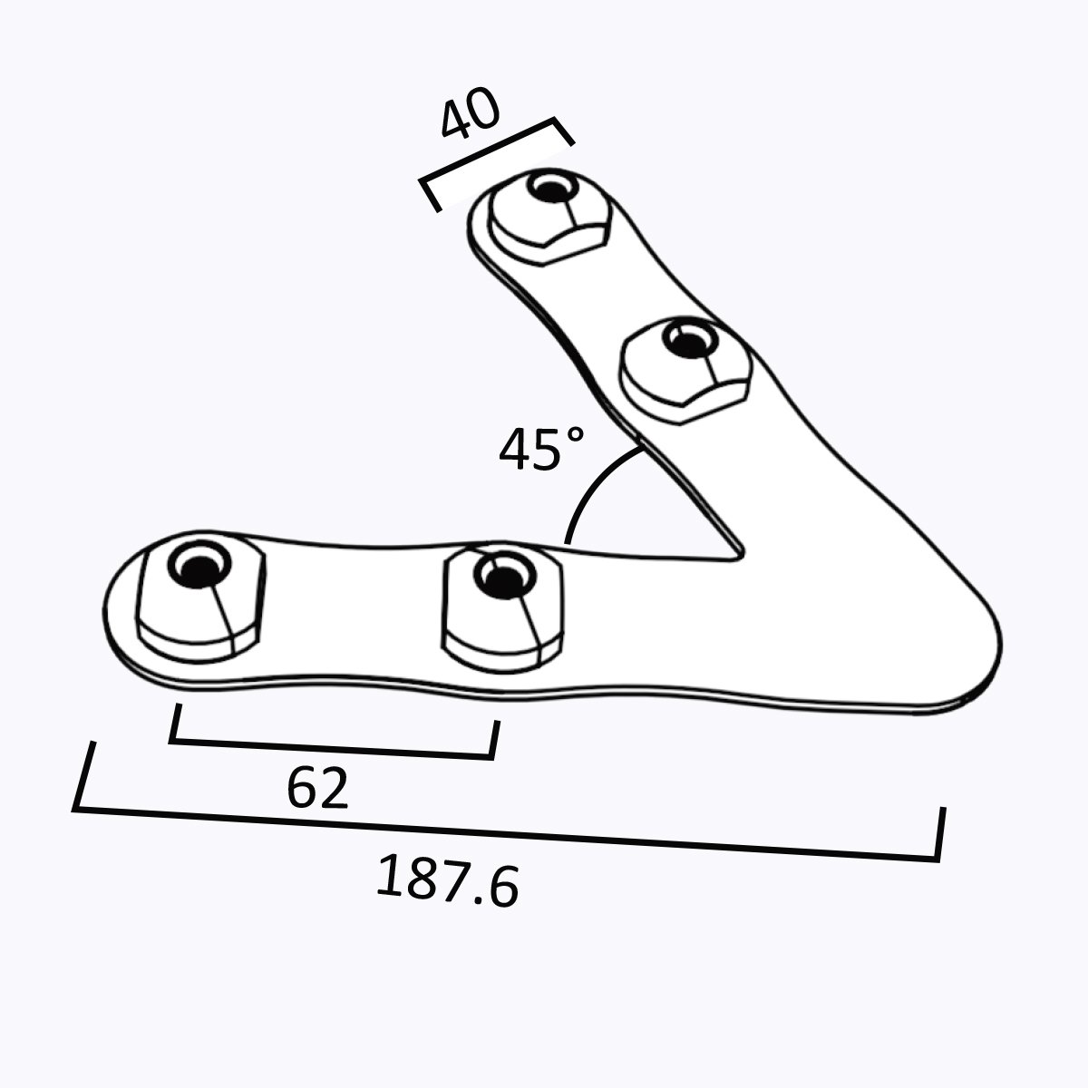 Xpowall+ 2x2 Inside L Connector