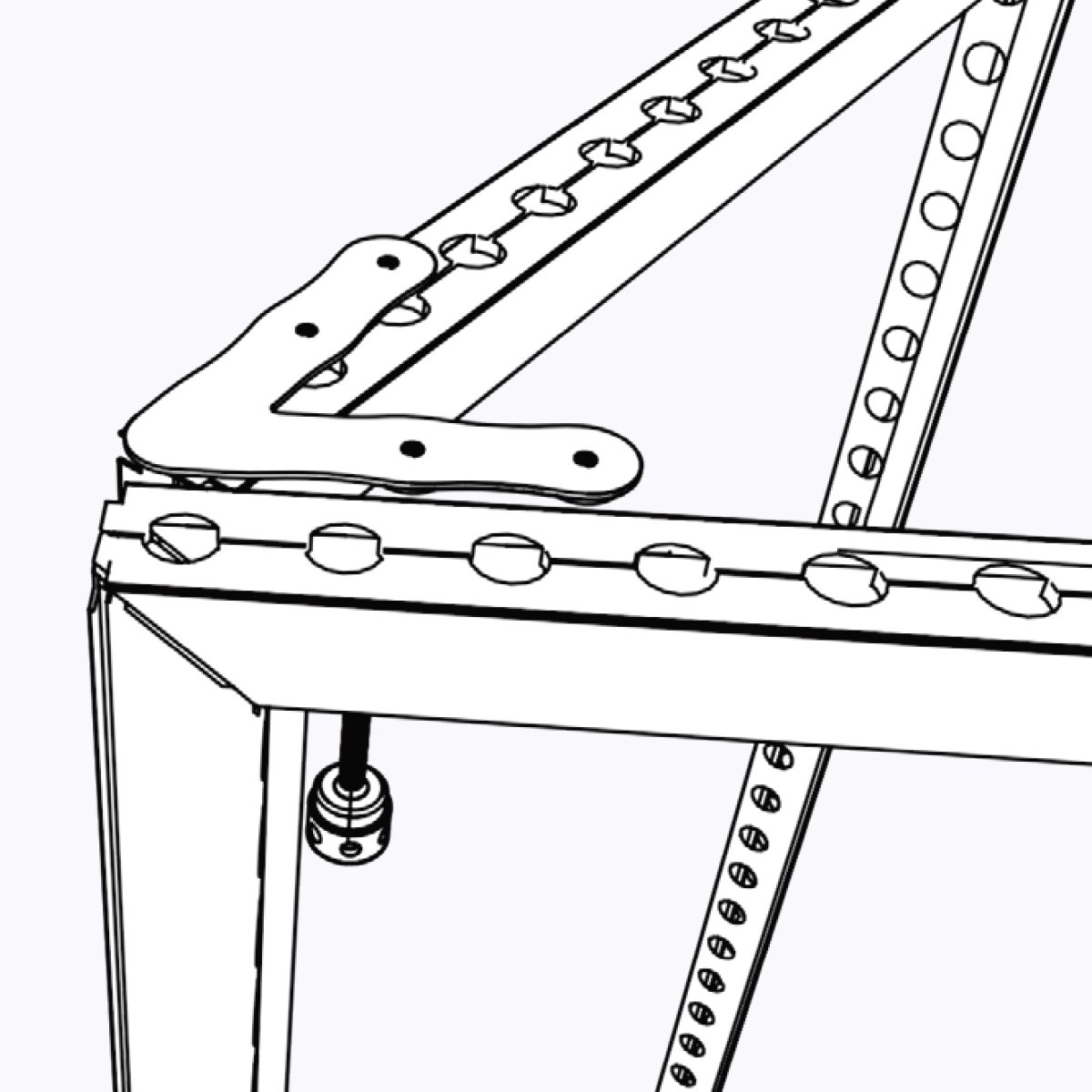 Xpowall+ 2x2 Inside L Connector
