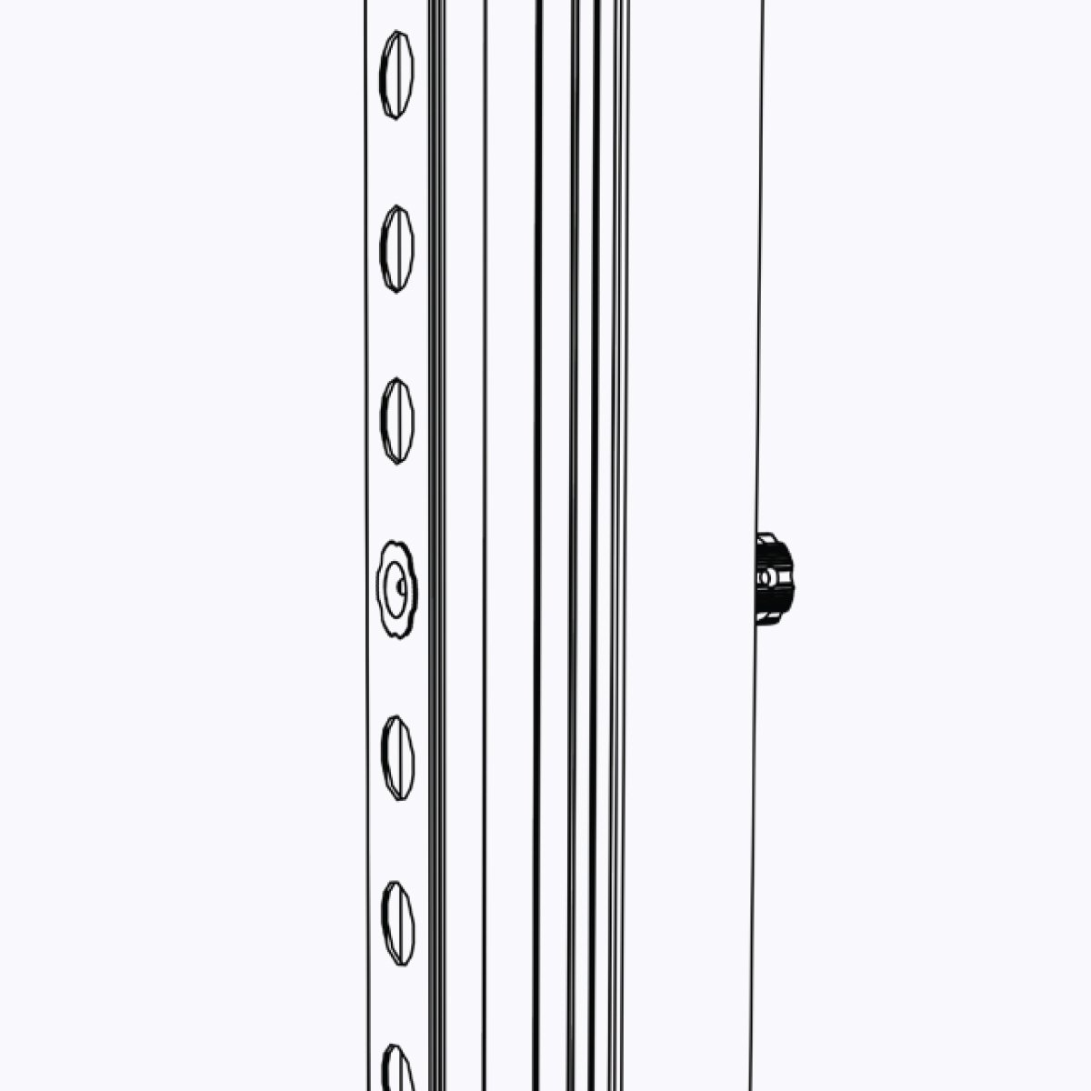 Xpowall+ 129 mm Door-Wall Bolt