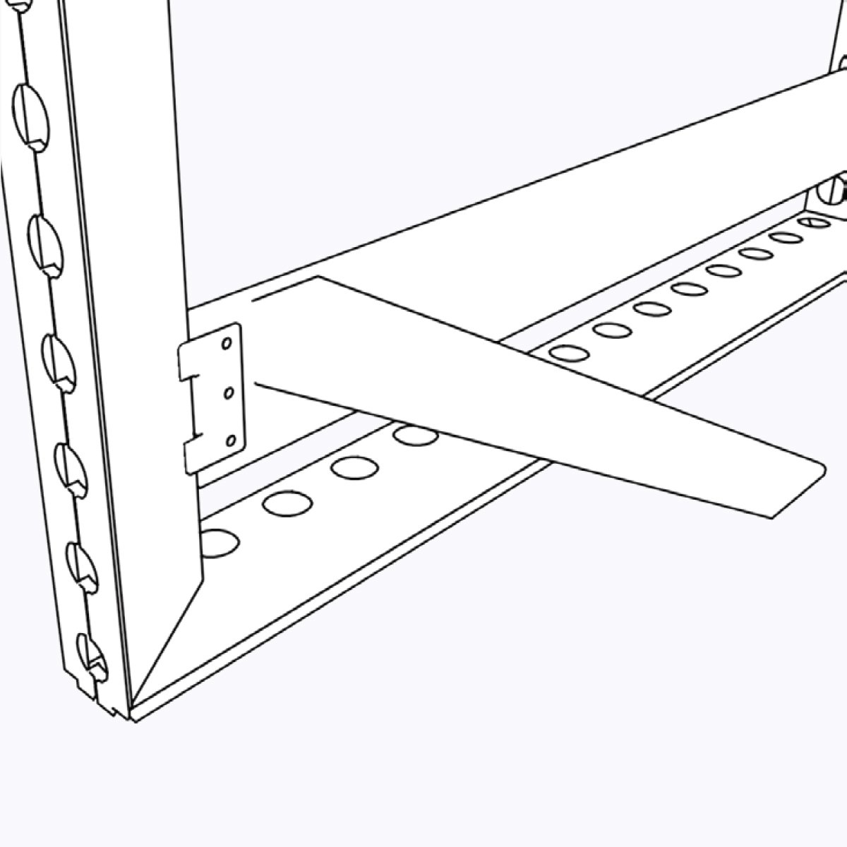 XpoWall Plus 86mm Fixing Bracket