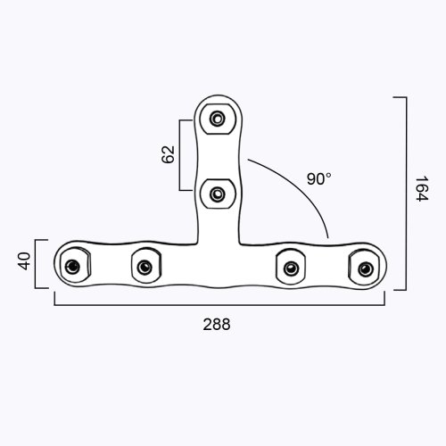 Xpowall+ 2x2 T Connector Thumb