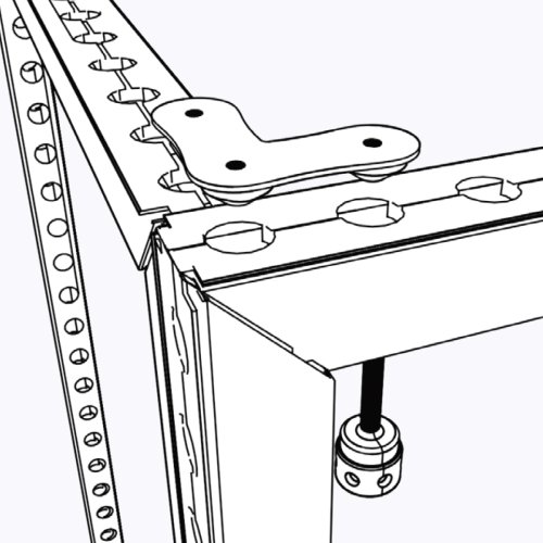 Xpowall+ 1x1 Inside L Connector Thumb
