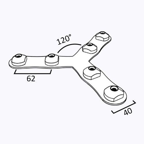Xpowall+ 2x2 Y Connector Thumb